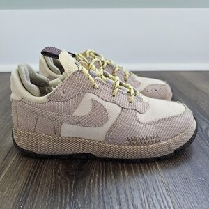 Nike Air Force 1 Wild Sneakers Womans Size 6 Sesame Brown